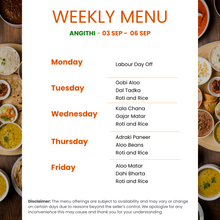 Load image into Gallery viewer, Angithi Veg Tiffin Service