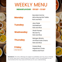Load image into Gallery viewer, India's Flavour Veg Tiffin Service