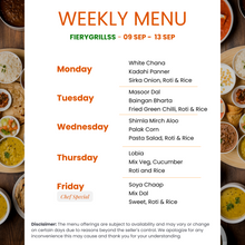 Load image into Gallery viewer, Fiery Grillss Premium Veg Tiffin Service
