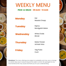 Load image into Gallery viewer, Pick-a-Delhi Veg Tiffin Service
