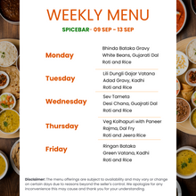 Load image into Gallery viewer, Spice Bar Pure Veg Gujarati Tiffin Service

