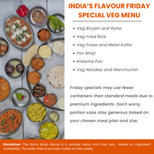 Load image into Gallery viewer, India's Flavour Eggetarian Tiffin Service

